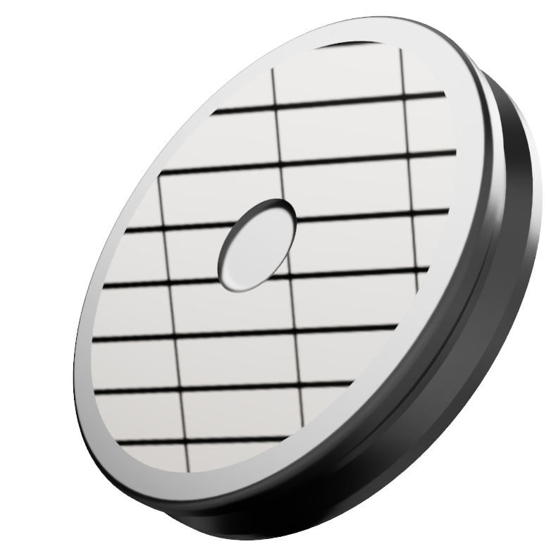 Zero-background sample holders with well